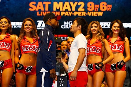 Floyd Mayweather Jr. v Manny Pacquiao - Weigh-In