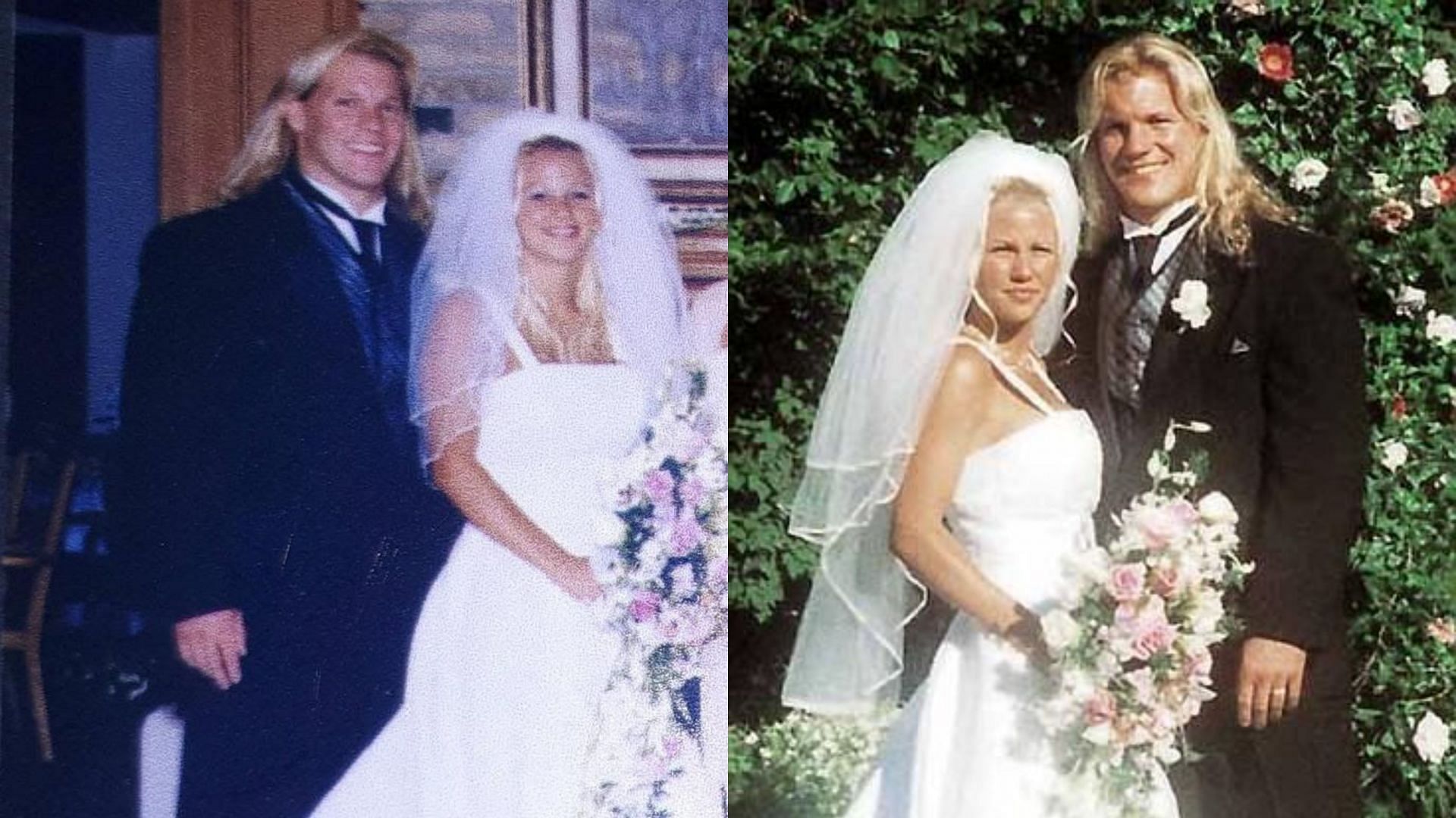 Chris Jericho and Jessica Lockhart married in July 2000