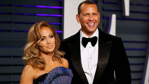 Jennifer Lopez with ex-fiance Rodriguez