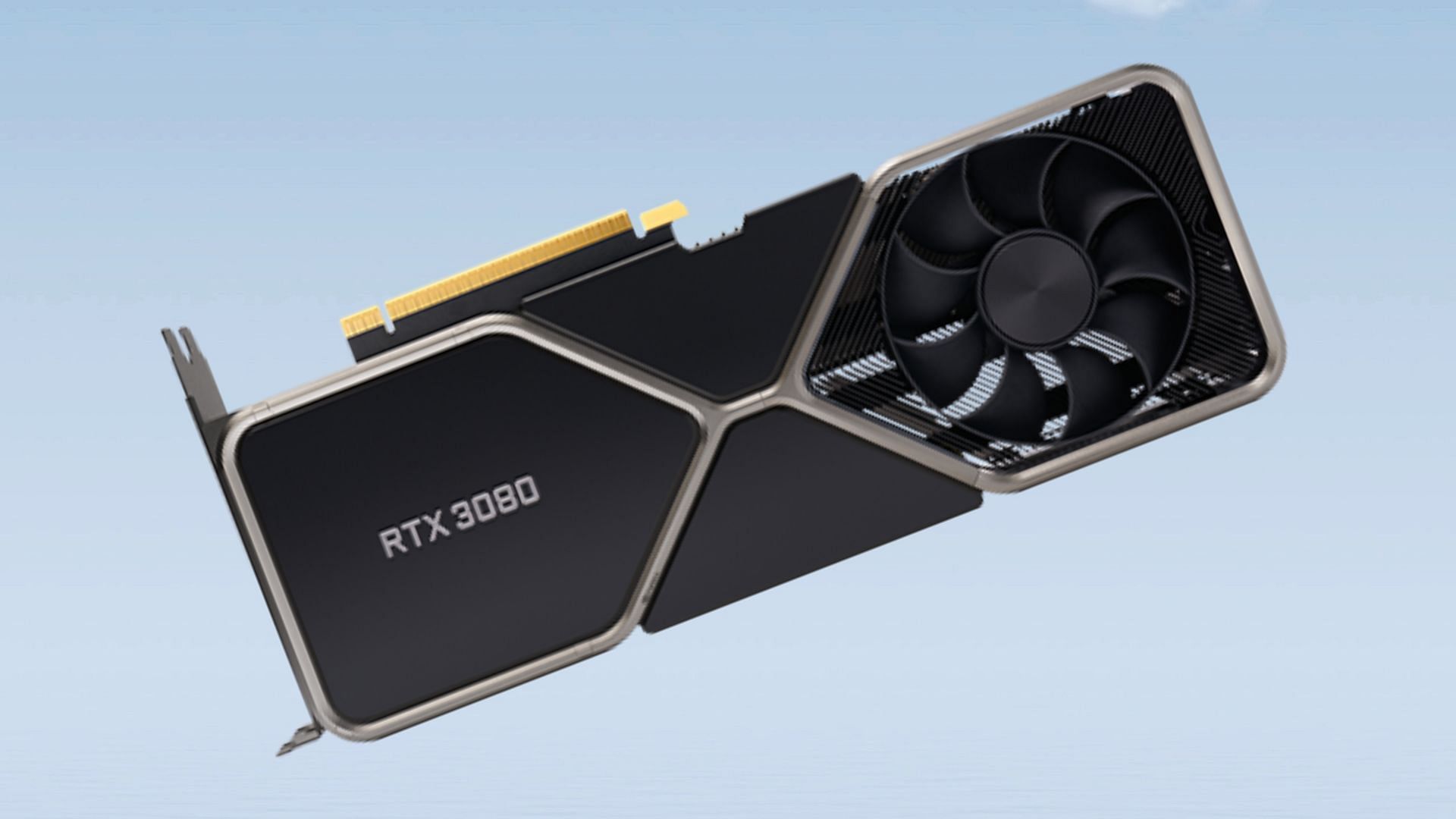 The Geforce RTX 3080 FE (Image via Nvidia)