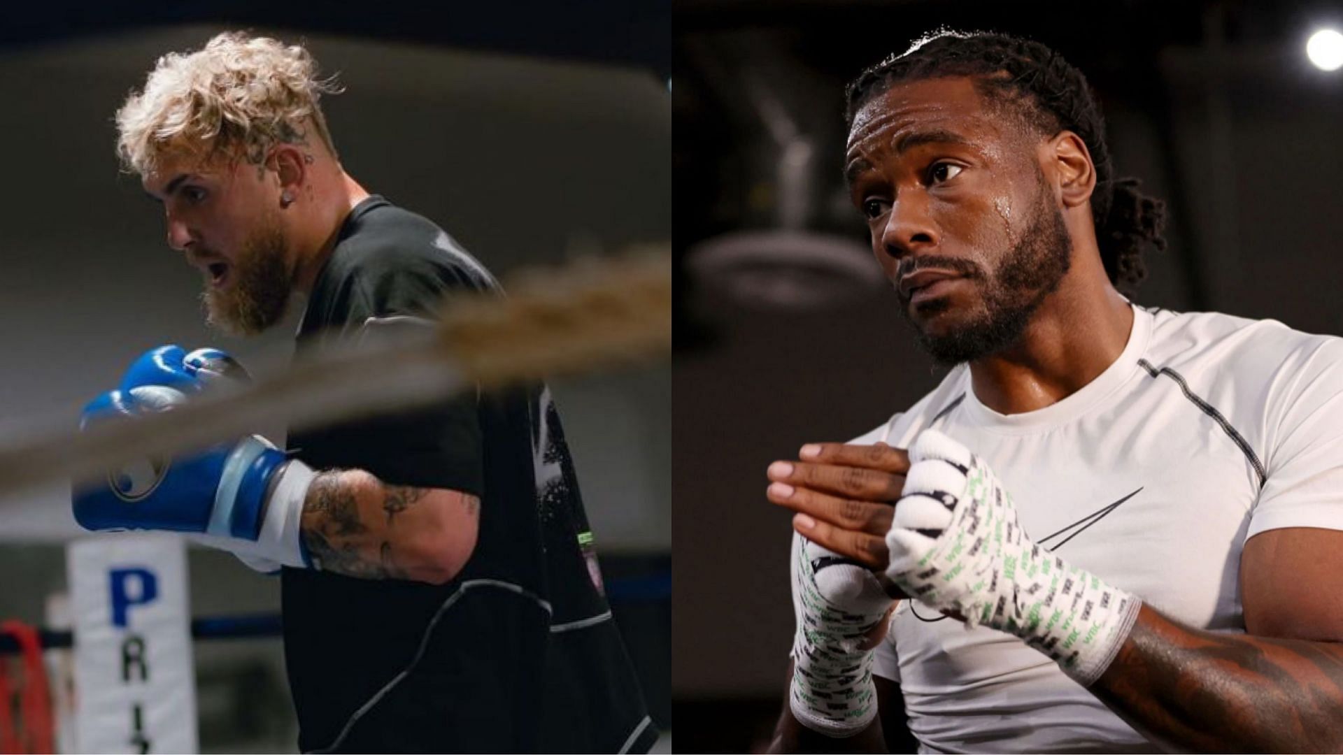 Jake Paul (@jakepaul), Hasim Rahman Jr. [images courtesy of Instagram and Getty]