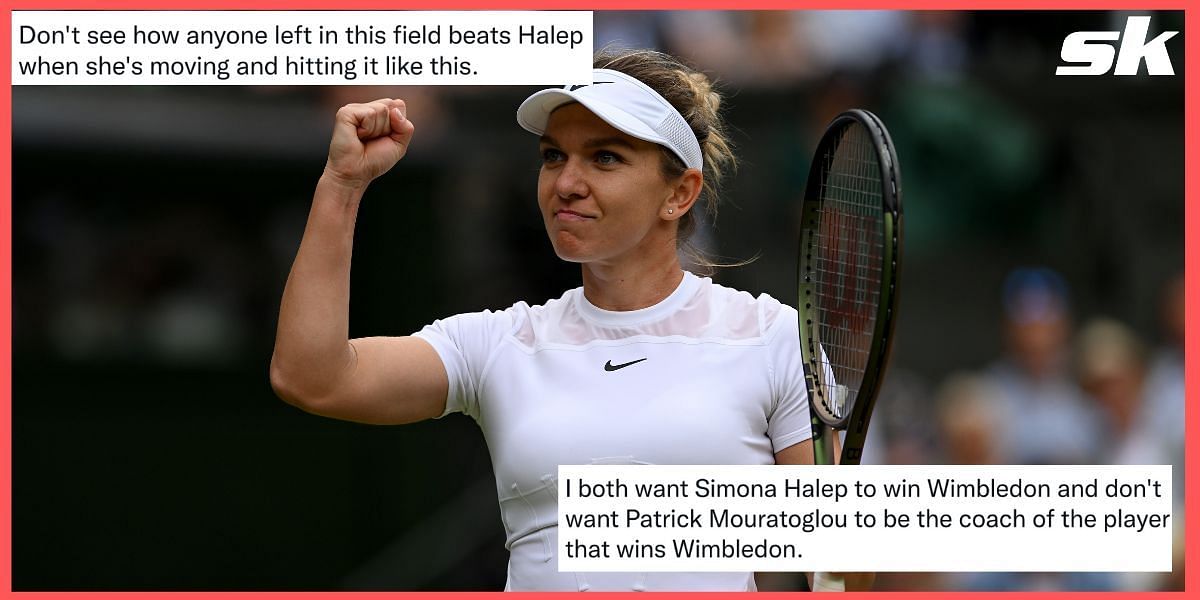 Simona Halep defeated Amanda Anisimova to book her spot in the semifinals at Wimbledon
