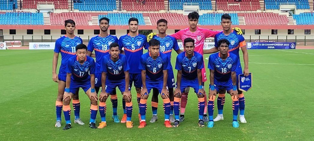 India showcased a clinical performance against Sri Lanka in the second half. (Image Courtesy: Twitter/IndianFootball)