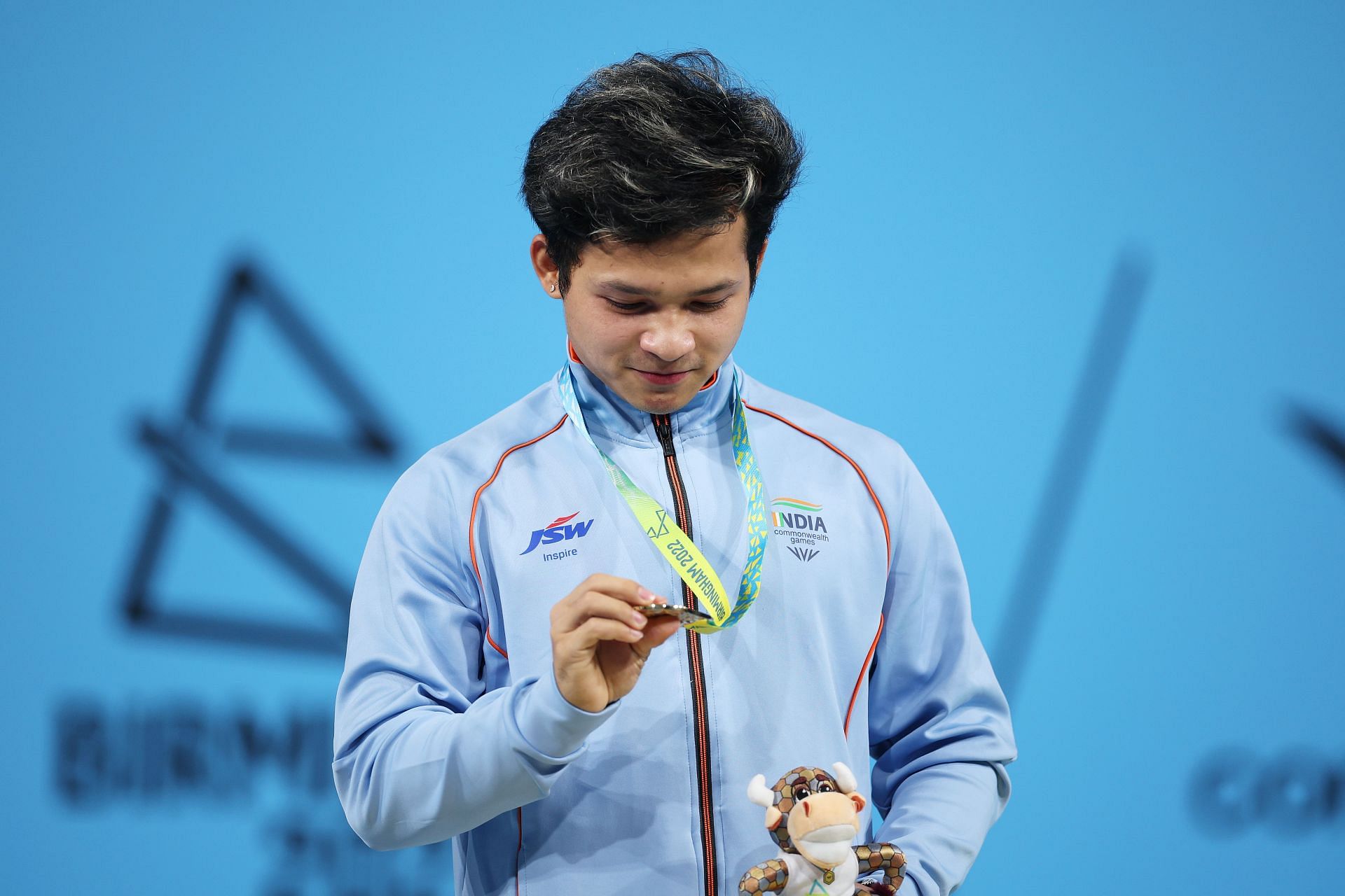 Weightlifting - Commonwealth Games: Gold medalist Lalrinnunga Jeremy of Team India