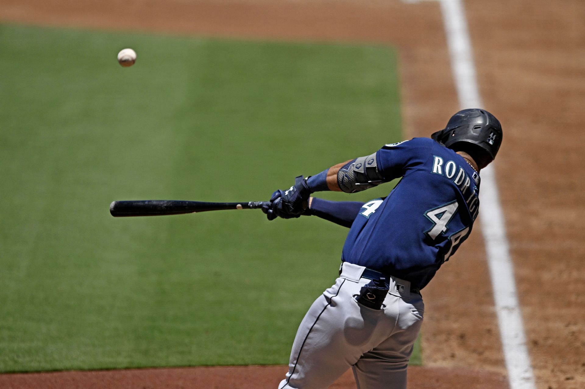 Seattle Mariners rookie outfielder Julio Rodriguez has driven in 43 runs this season and scored 47