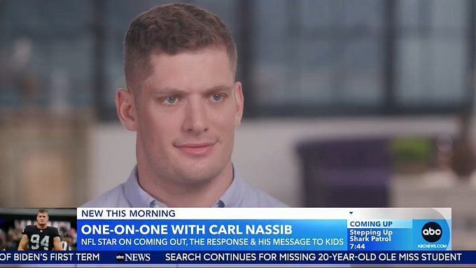 Who Is Carl Nassib: 5 Things To Know About 1st Actively Gay NFL Player –  Hollywood Life