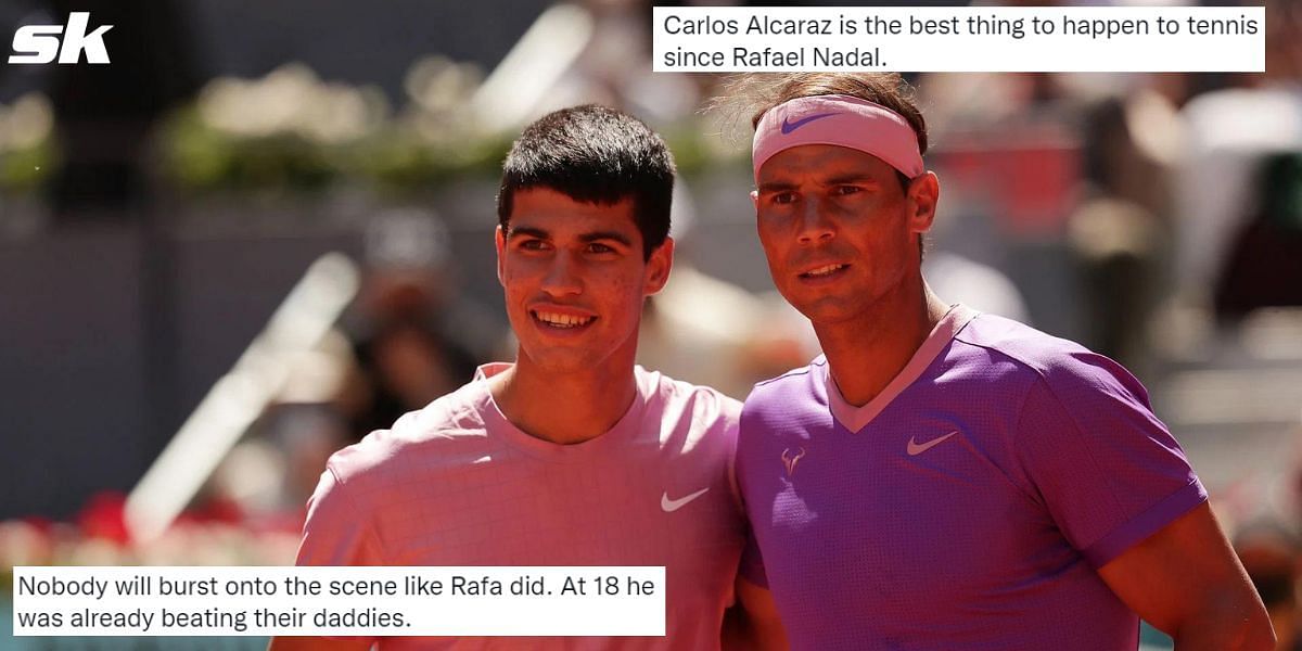 Tennis fans react to Carlos Alcaraz matching another feat of Rafael Nadal