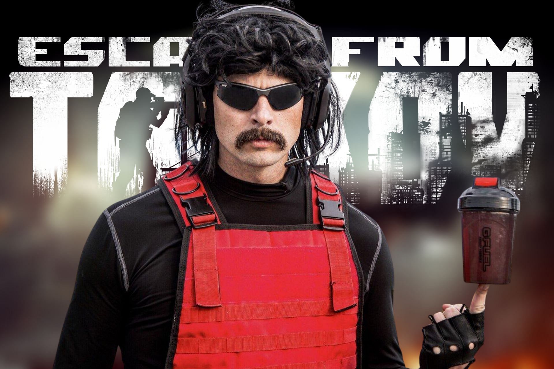 Dr DisRespect showed off some incredible skills by outwitting an Escape from Tarkov player (Image via Sportskeeda)