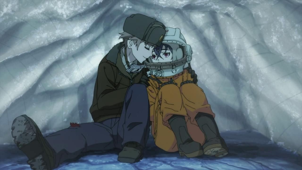 Lev and Irina as shown in the anime (Image via Irina: The Vampire Cosmonaut)