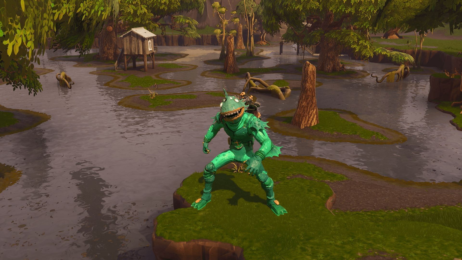 Moisty Mire was located in a special Fortnite biome (Image via Epic Games)