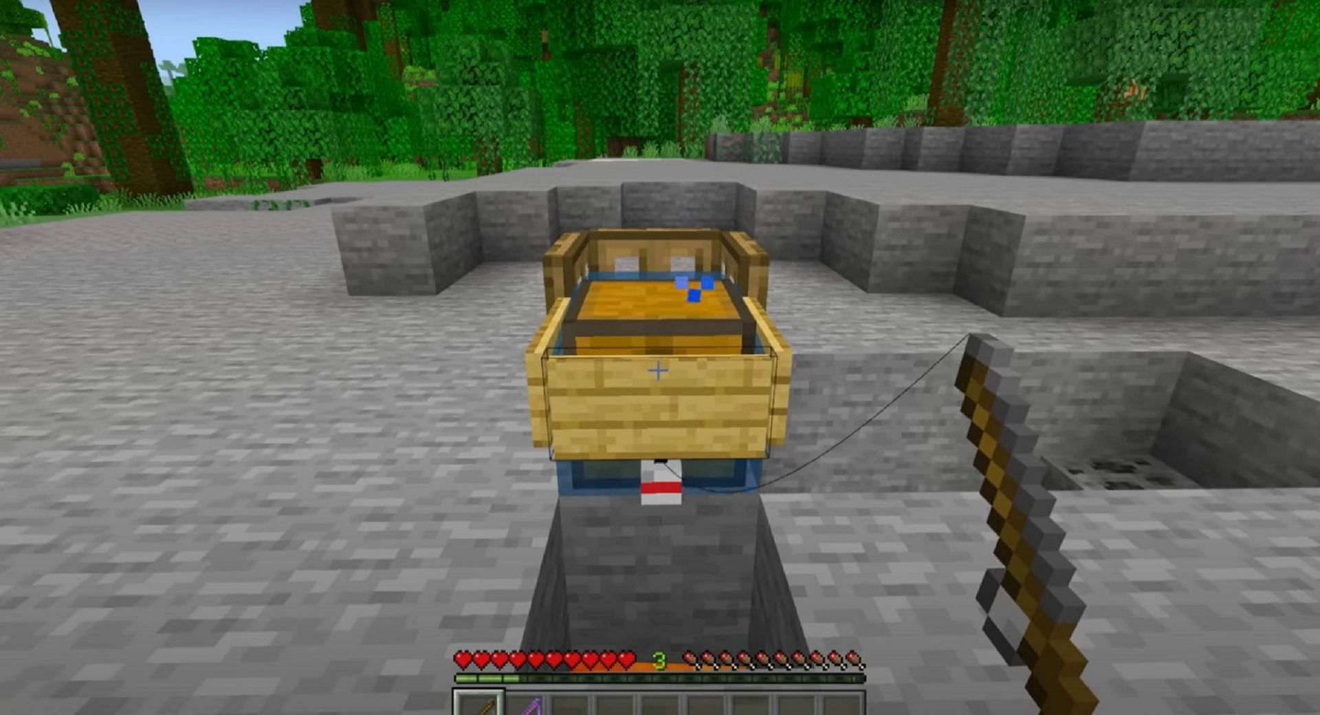 An updated fish farm for version 1.19 (Image via OinkOink/Youtube)