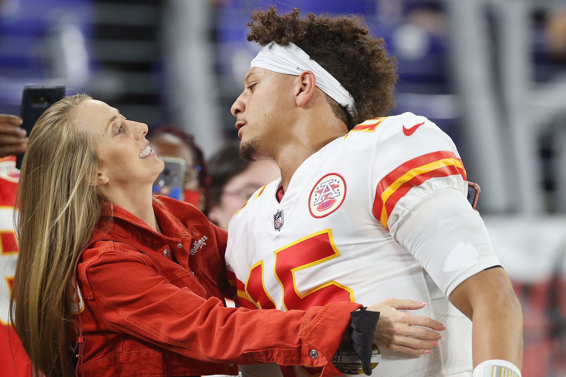 Brittany Matthews and Patrick Mahomes