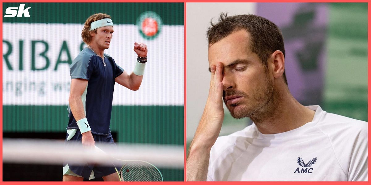 Andrey Rublev and Andy Murray had contrasting results on Friday.