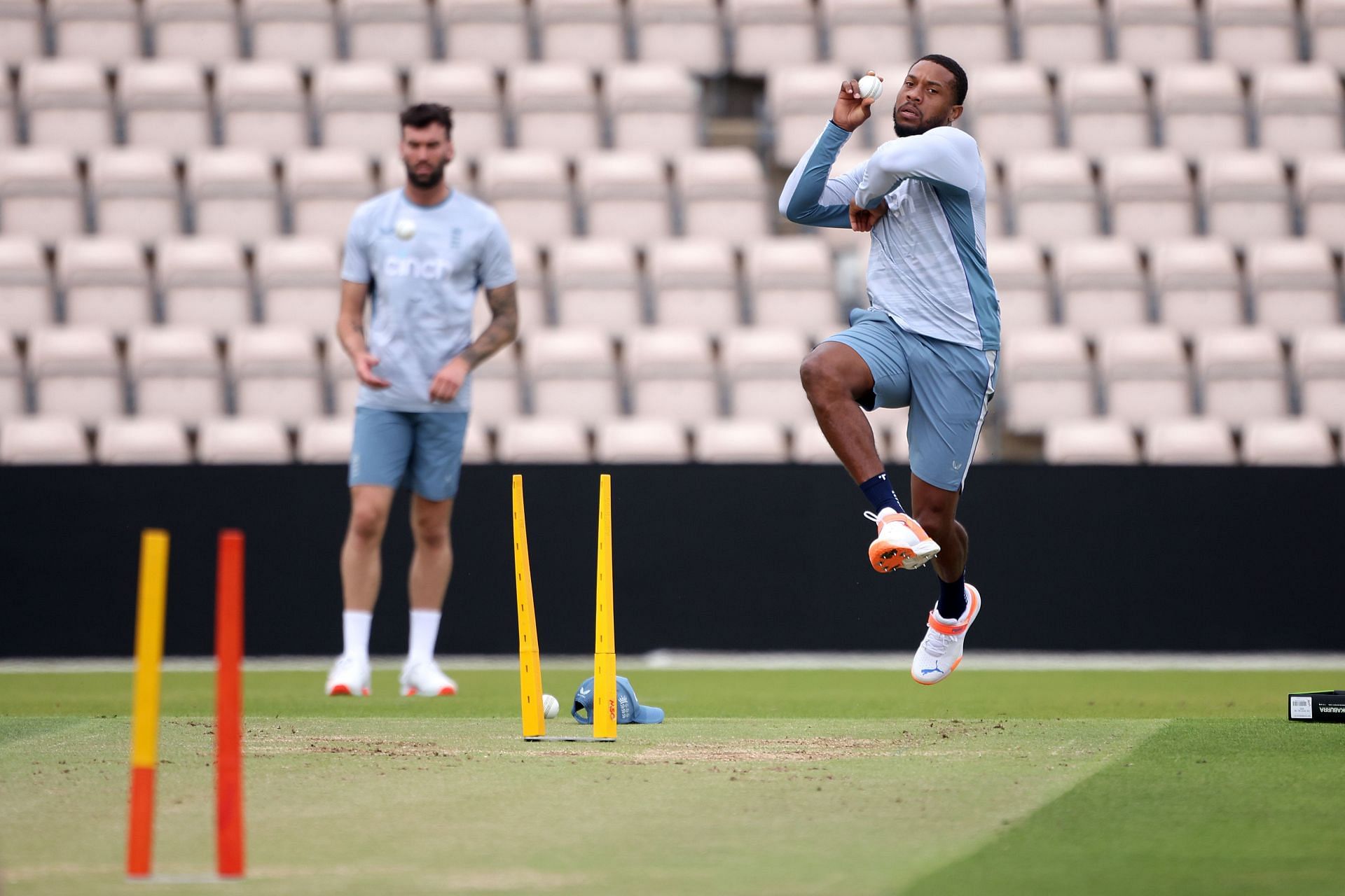 Chris Jordan spotted during England & India Net Sessions (Image courtesy: Getty)