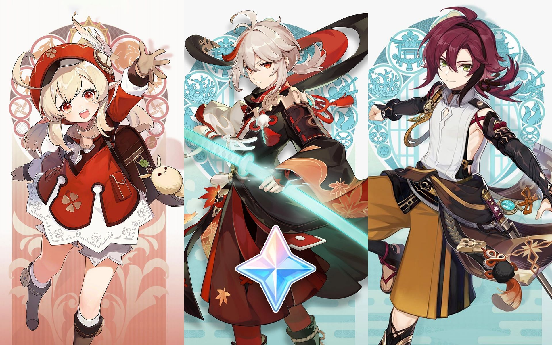 The next banner is Kazuha and Klee reruns, with Heizou as the featured 4-star character (Image via HoYoverse)