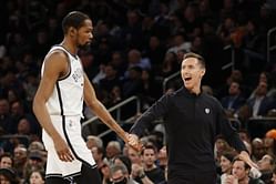 "I bet he opened up a gorgeous bottle of wine last night" - Brian Windhorst believes Steve Nash felt relieved after Kevin Durant requested a trade out of the Brooklyn Nets, says he was miserable with the Nets