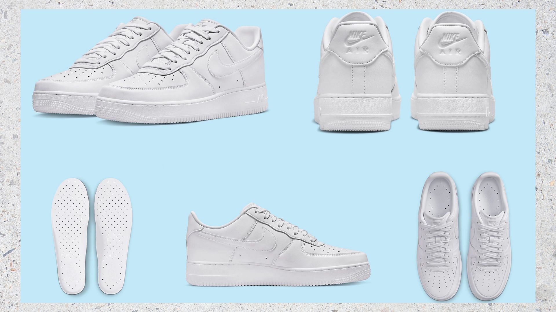 Where to buy Nike Air Force 1 Fresh Triple White shoes? Price, release ...