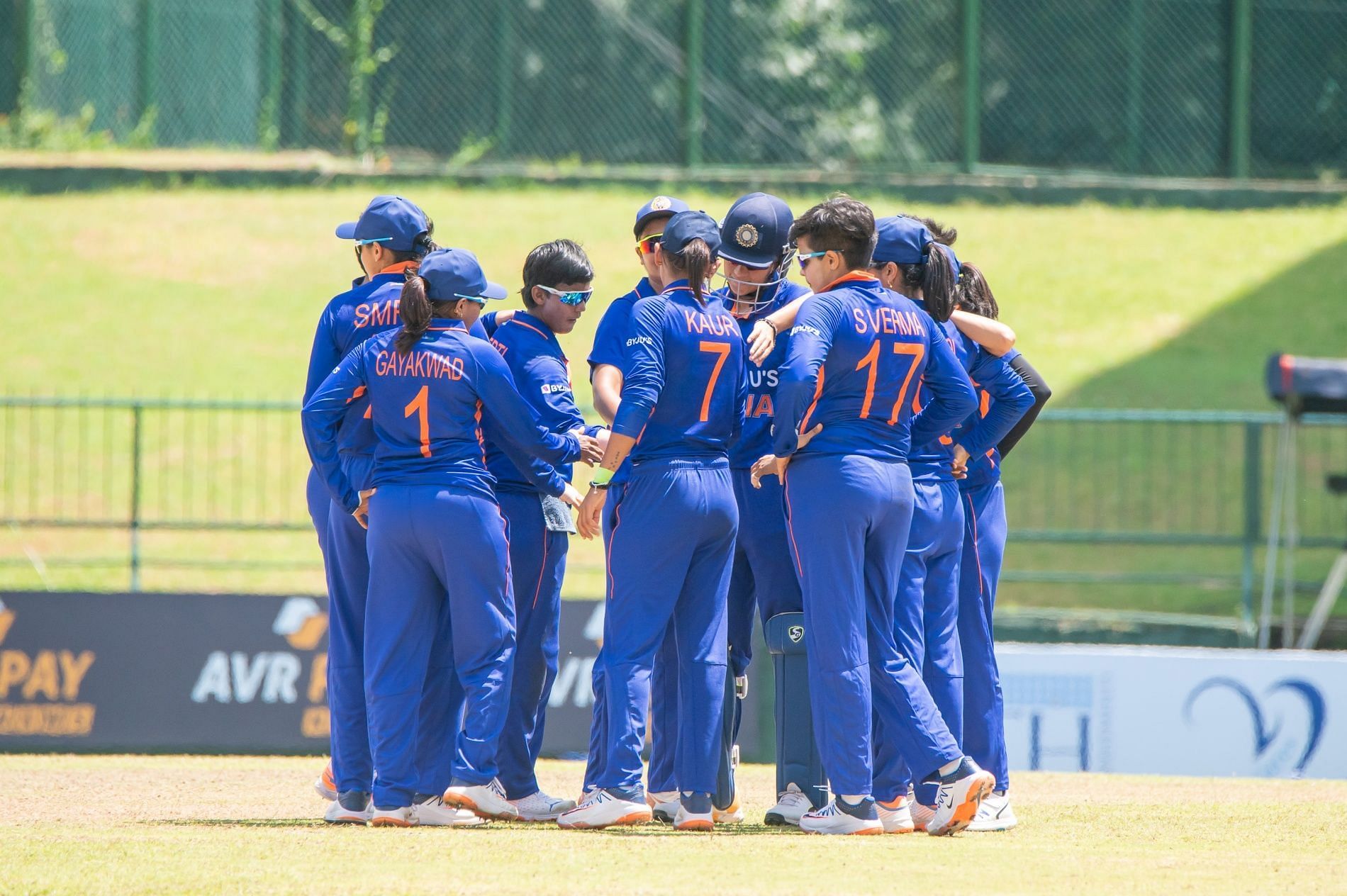India women&rsquo;s team during the tour of Sri Lanka. Pic: BCCI