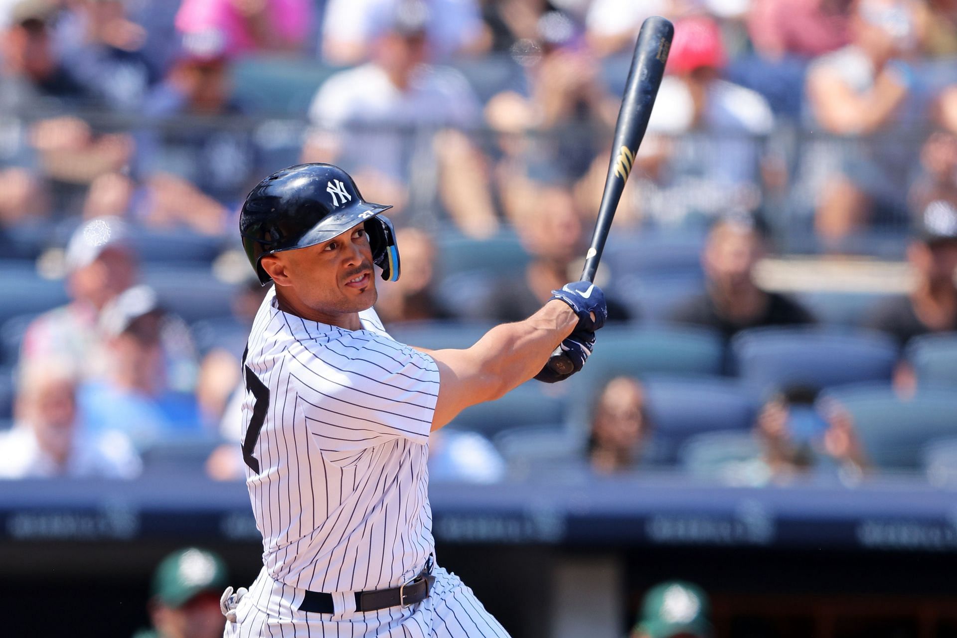 Giancarlo Stanton, Oakland Athletics v New York Yankees