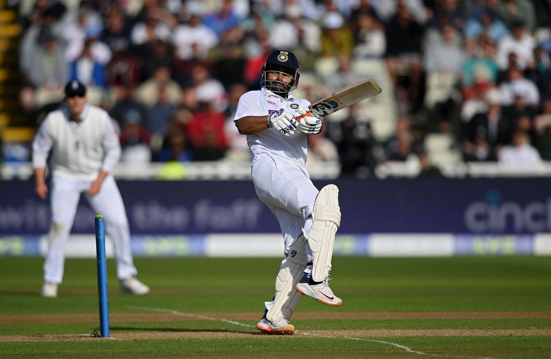 Rishabh Pant scored his third Test hundred against England on Day 1 in Edgbaston