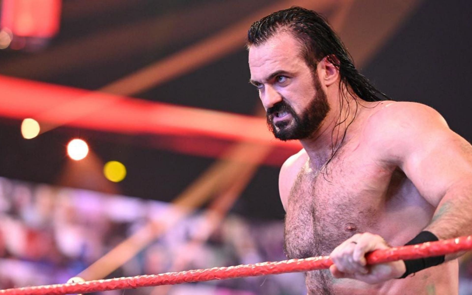 WWE RAW Drew McIntyre attacked during a match