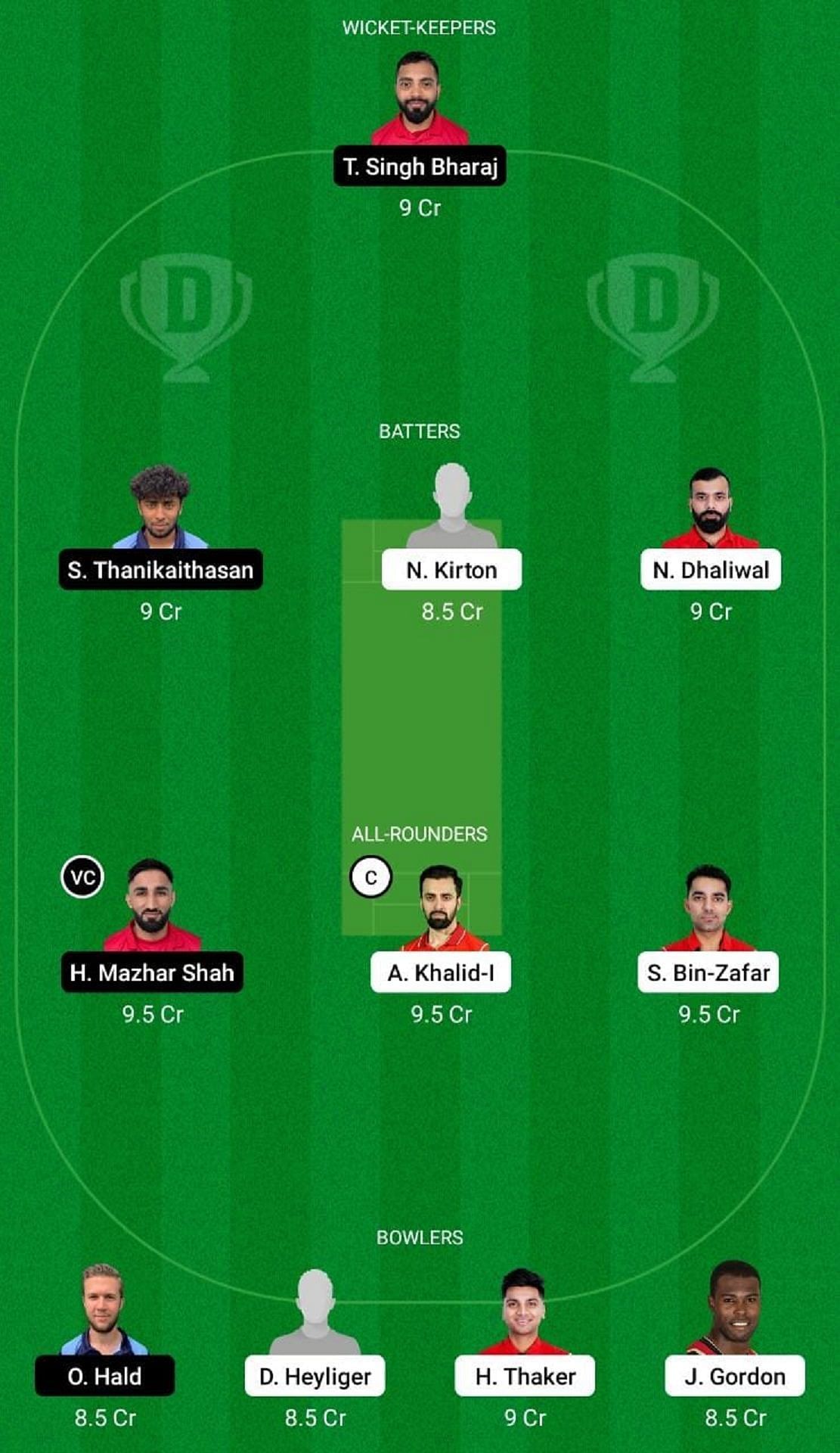 CAN vs DEN Dream11 Fantasy Suggestion #1