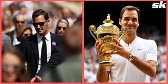 Watch: Roger Federer arrives at Wimbledon for Centre Court centenary celebrations