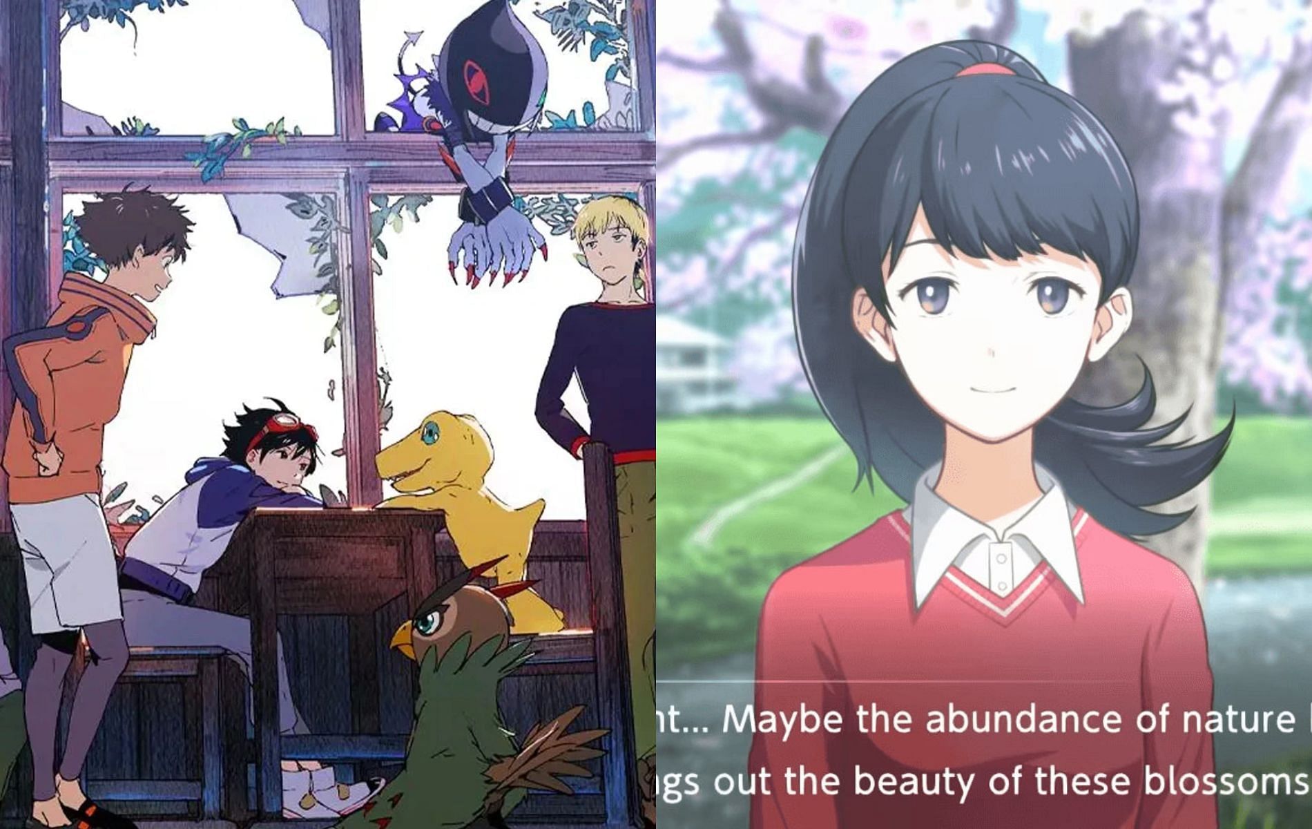Take a breather and live the moment with fellow NPCs in Digimon Survive (Images via Bandai Namco)