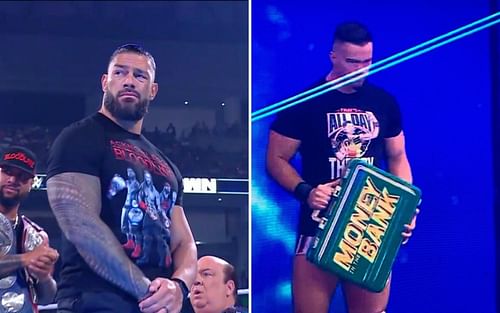 Roman Reigns (left); Theory (right)