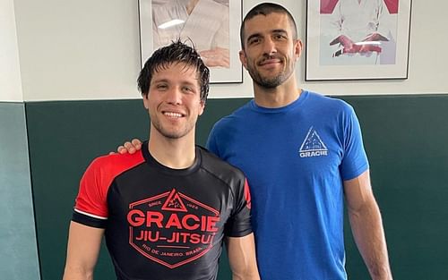 Brian Ortega (L) and Rener Gracie (R) [via Instagram @renergracie]