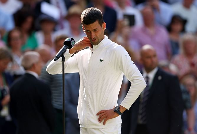 "Don't know how many opportunities to win Grand Slams I will have in the future" - Novak Djokovic after securing a spot in the Wimbledon finals