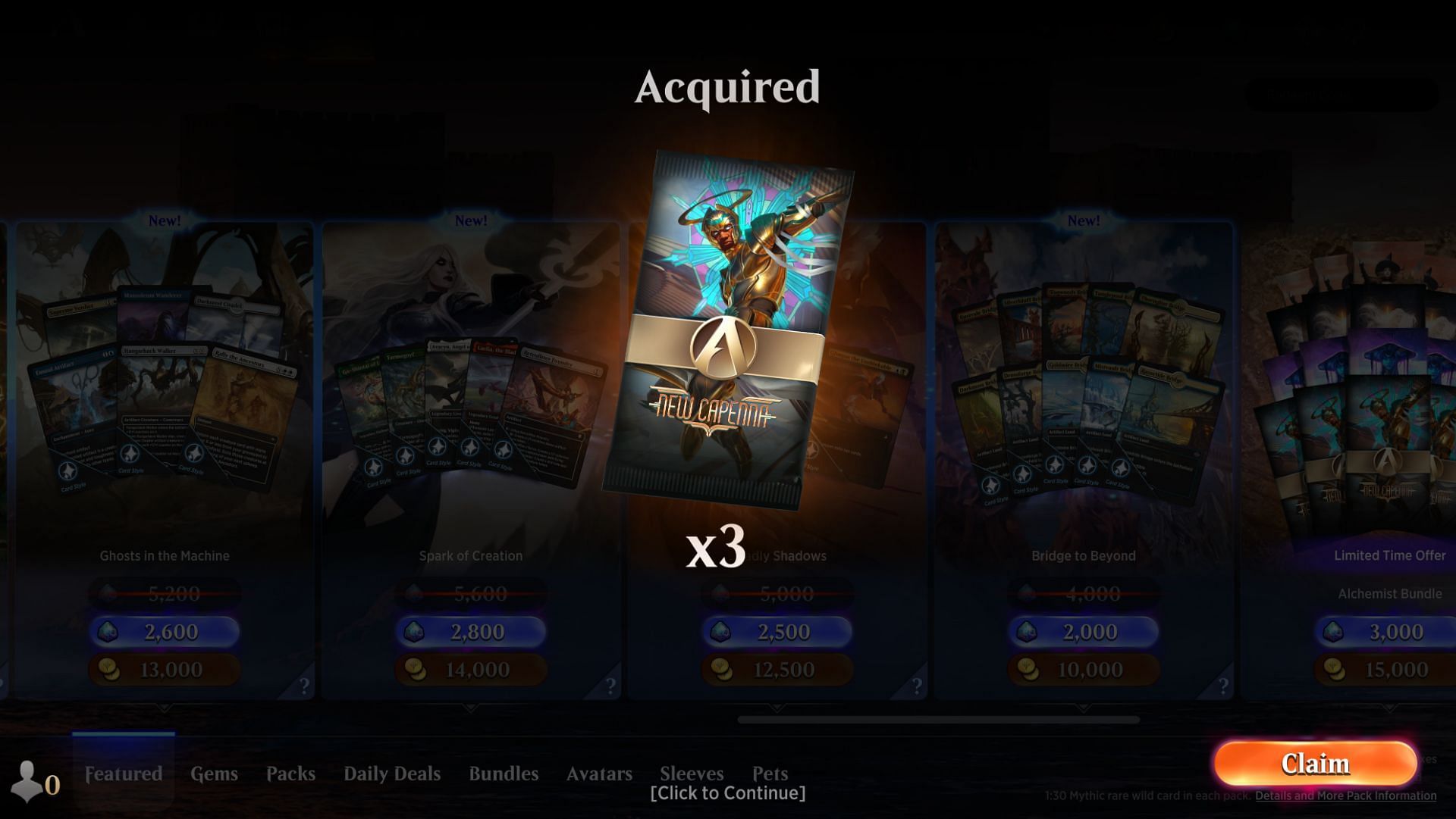 All MTG Arena free pack and cosmetic codes (November 2023)