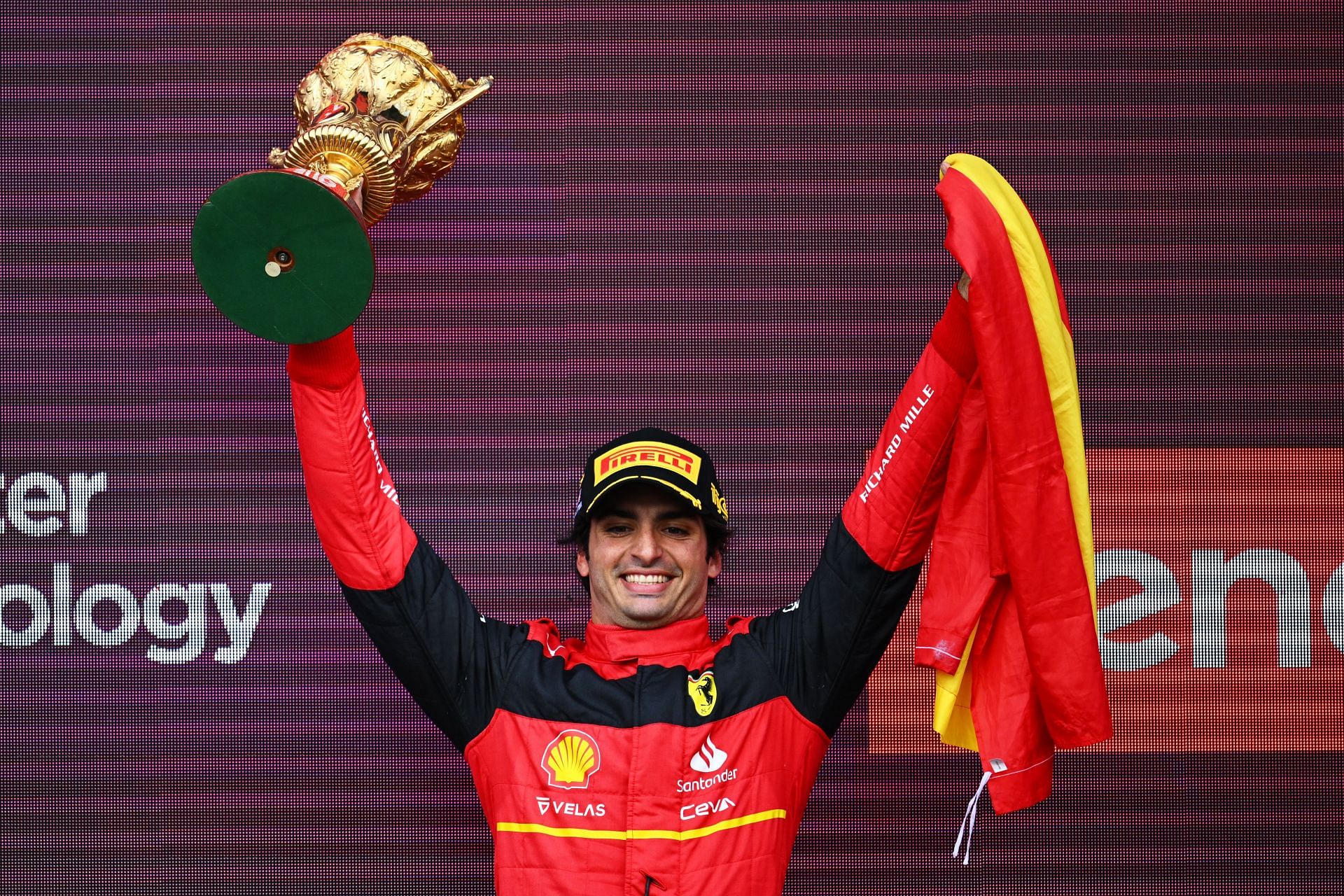 Carlos Sainz is the winner of the British GP