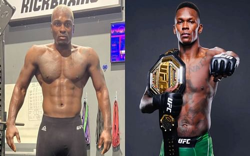 Derek Brunson (left) and Israel Adesanya(right)[Images Courtesy: @stylebender and @derekbrunson on Instagram]