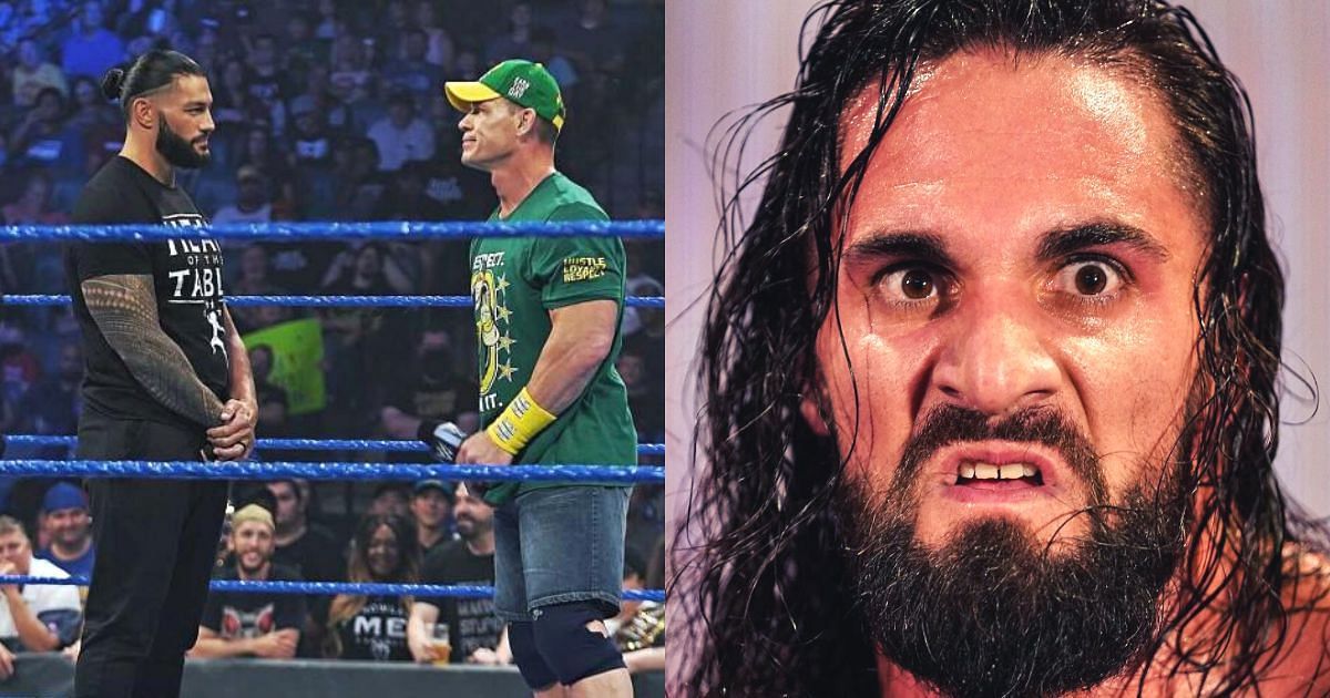 Roman Reigns, John Cena, and Seth Rollins!