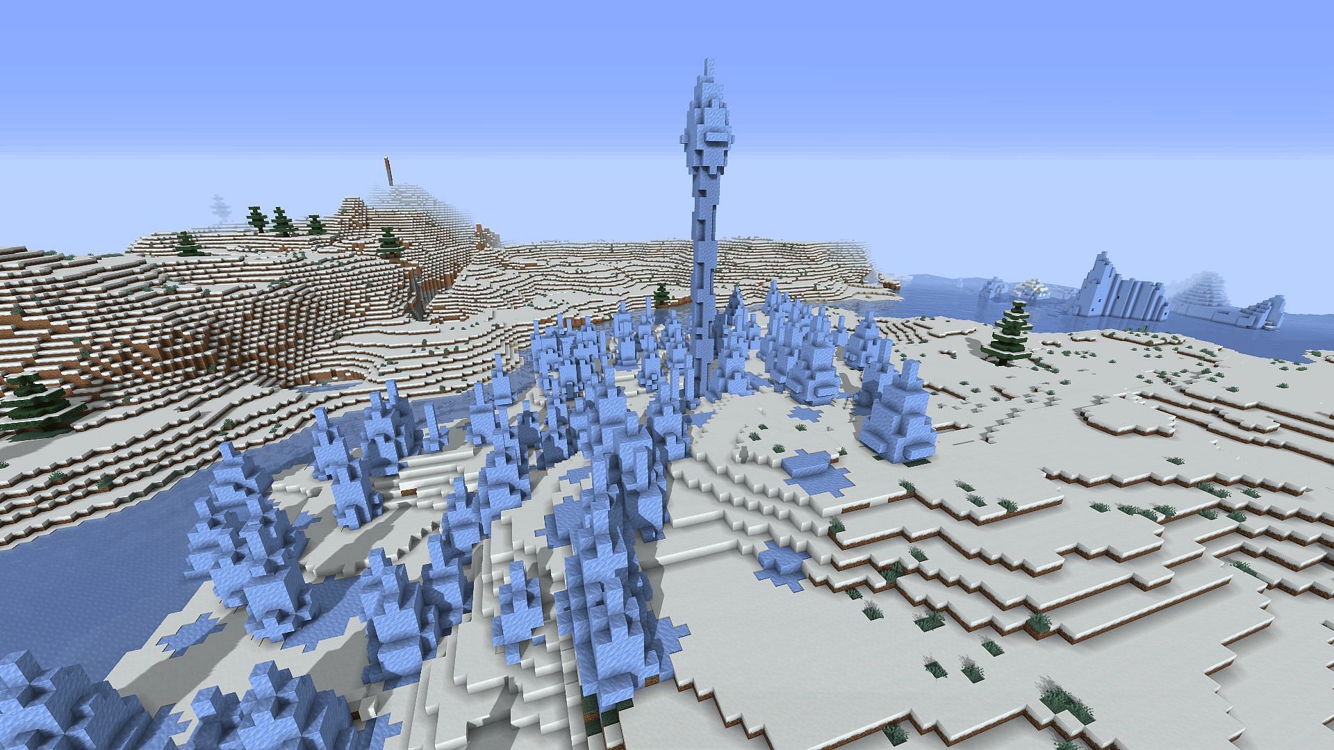 Minecraft Ice Spikes Biome