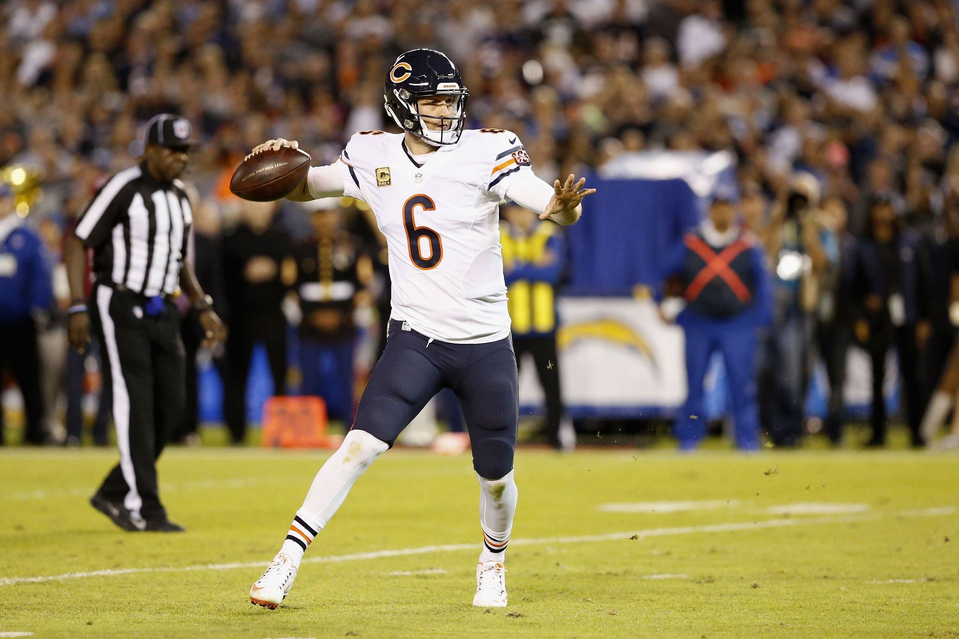 Jay Cutler in action for the Chicago Bears