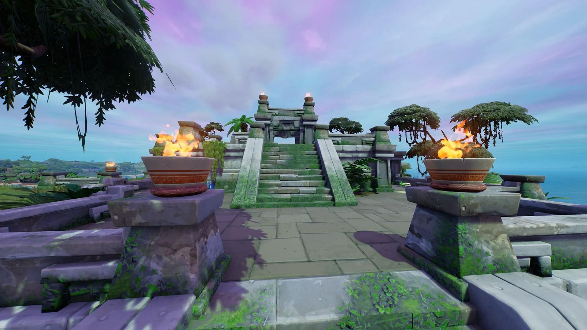 Fortnite players will need to visit The Ruins for Indiana Jones challenges (Image via Epic Games)