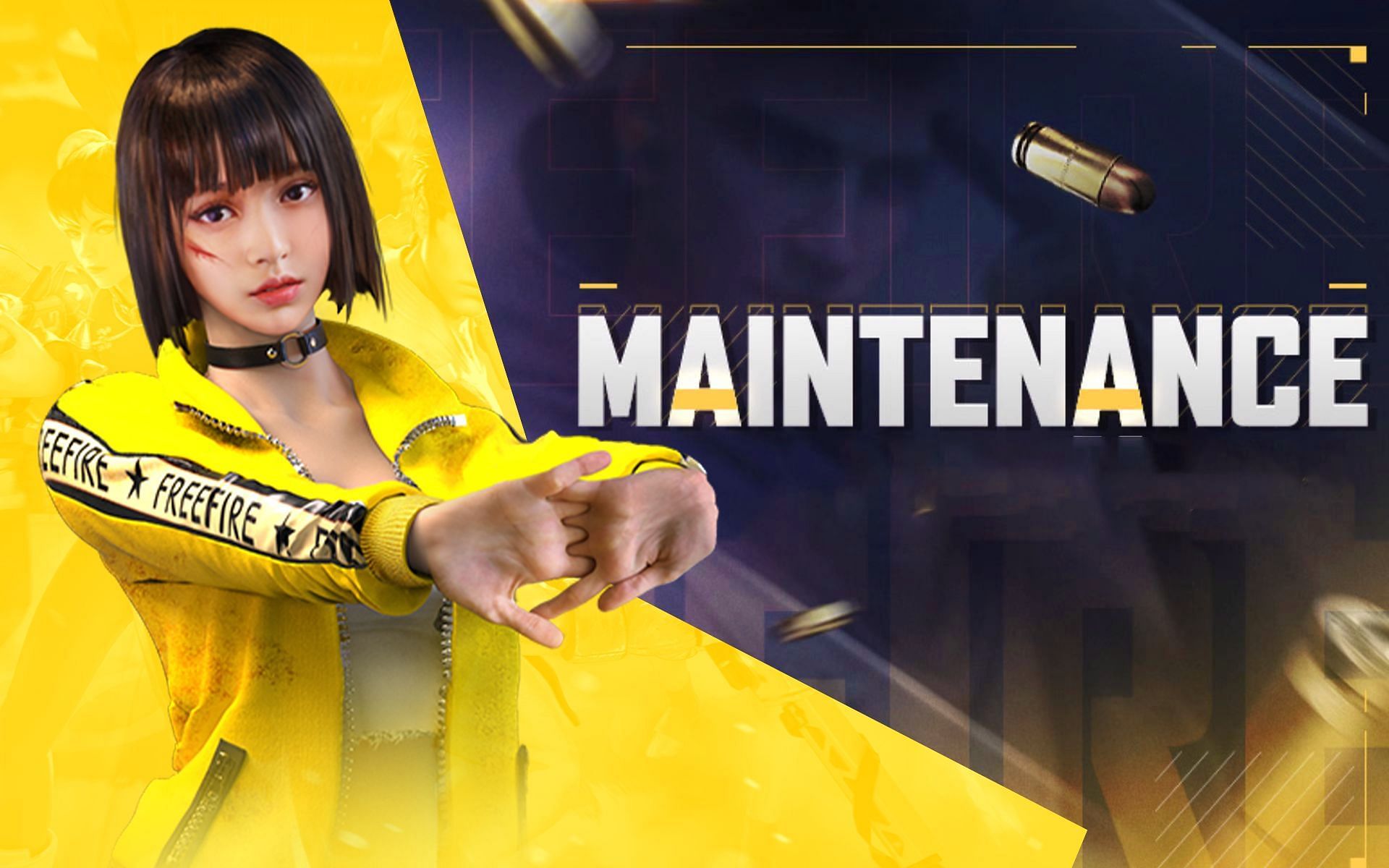 The servers will be taken down for maintenance on the release date of the update (Image via Garena)