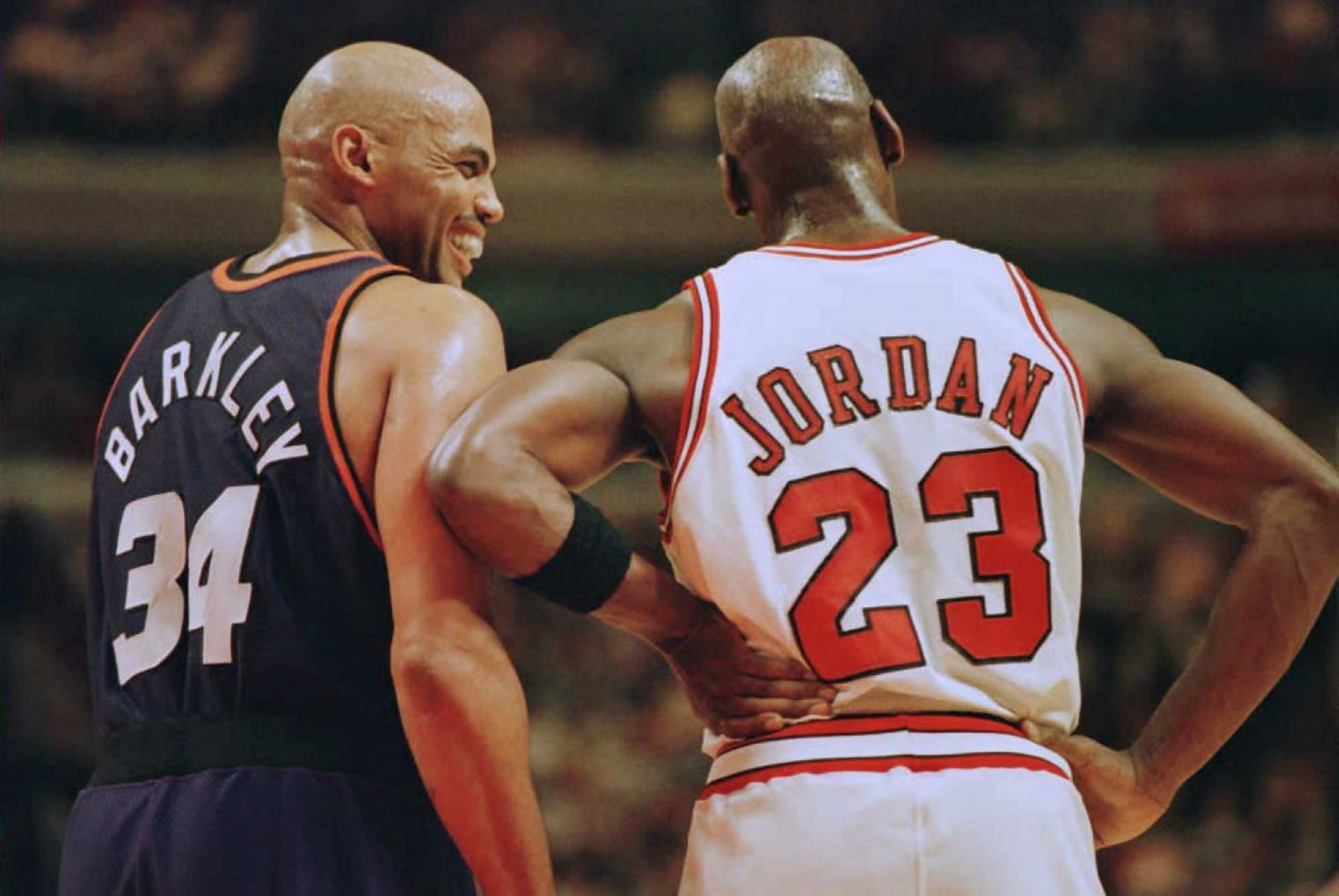 Michael Jordan vs. Charles Barkley comparison (Image via Getty Images)