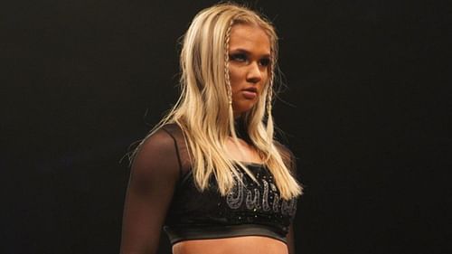 Julia Hart at an AEW Dark event in 2022