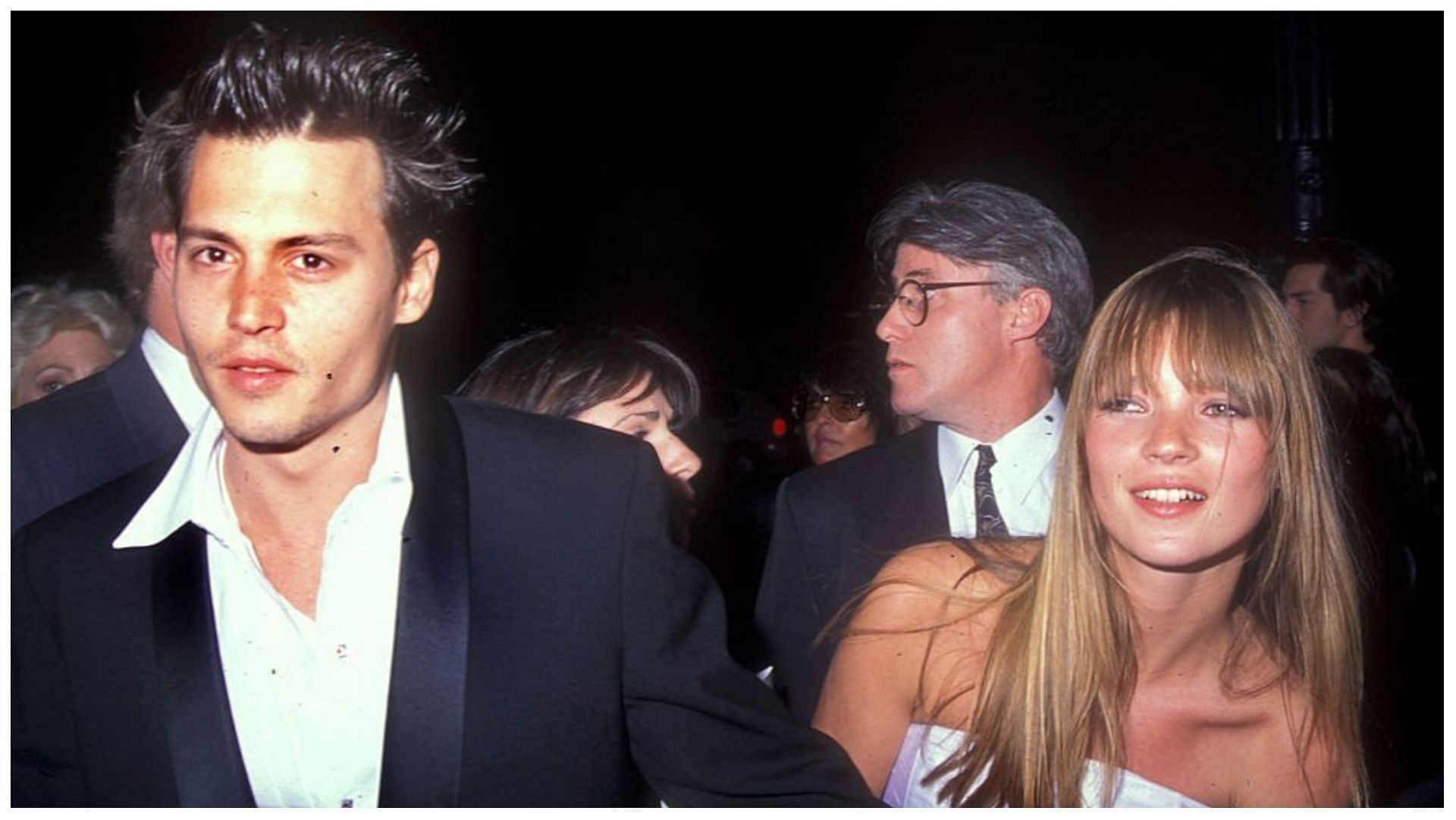 Johnny Depp and Kate Moss dated for three years (Image via Barry King/Getty Images)