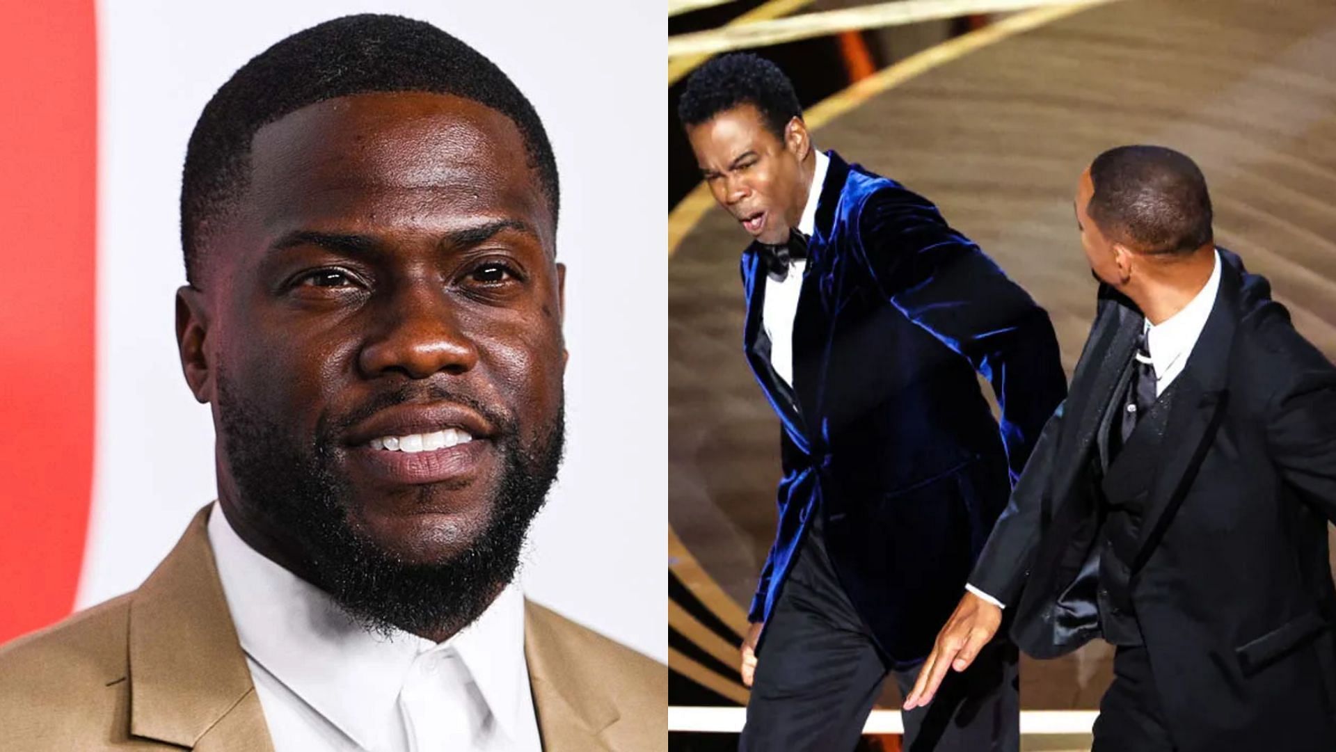 Kevin Hart is close friends with Will Smith and Chris Rock. (Image via James Gourley/Getty, Myung Chun/Getty)