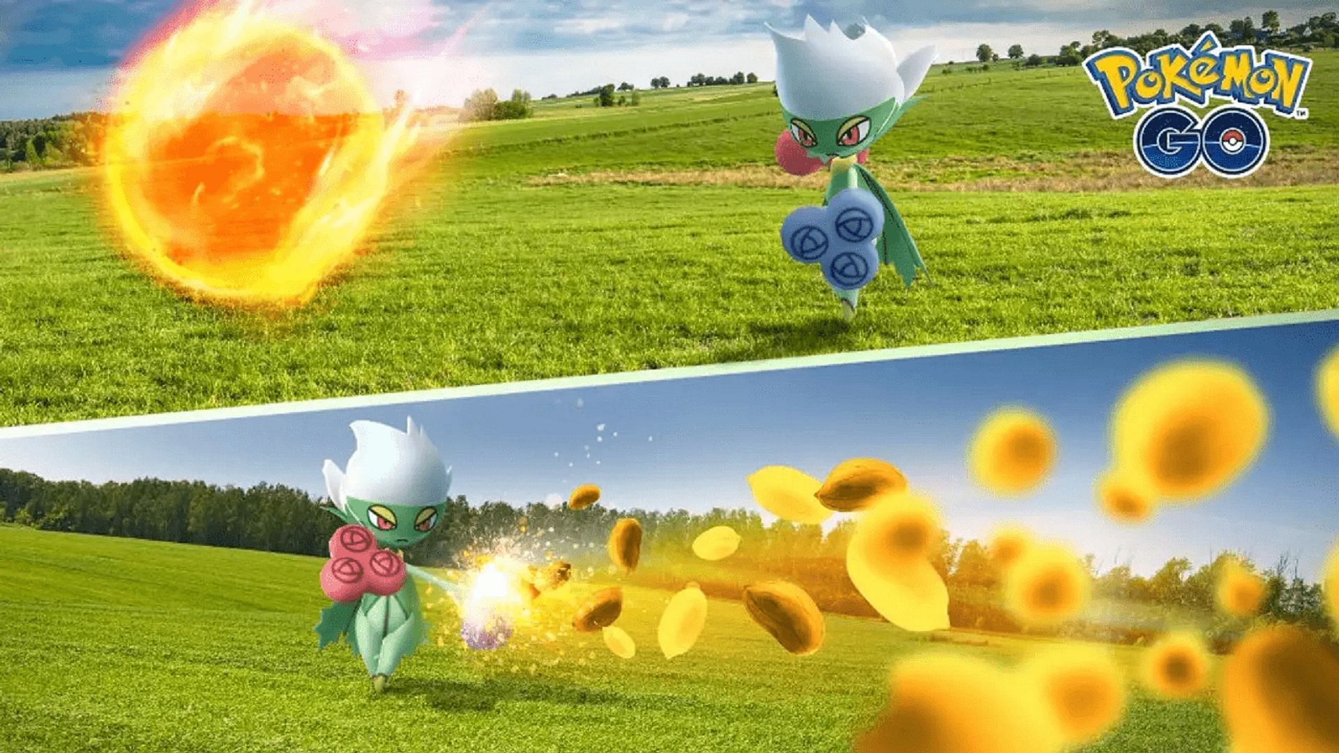 Roserade in Pokemon GO (Image via Niantic)