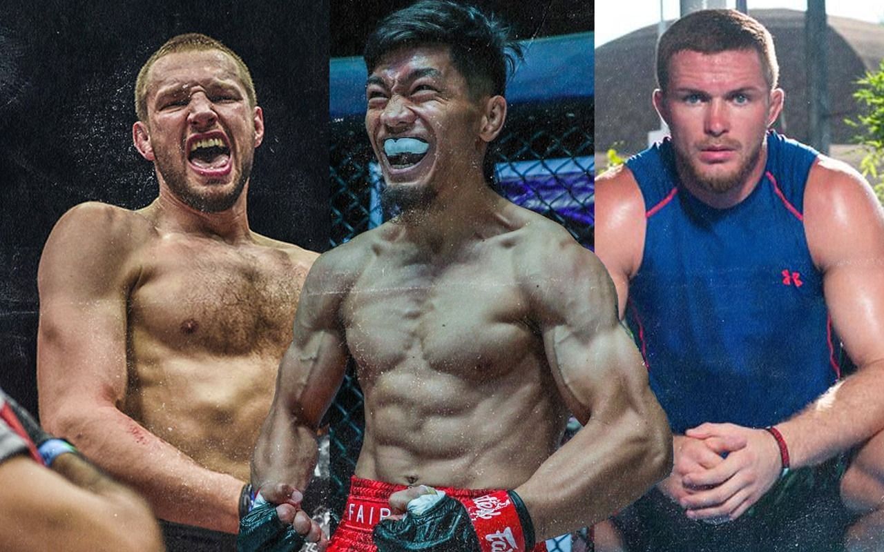 Reinier de Ridder (left), Lito Adiwang (middle), and Vitaly Bigdash (right) [Photo Credits: ONE Championship]