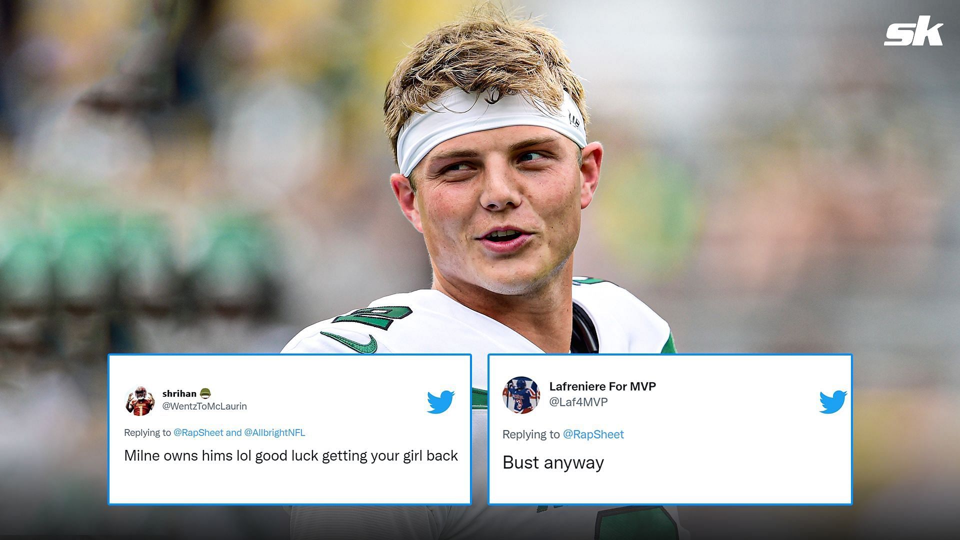 Social Media Erupts After Jets Bench Zach Wilson In Week 16