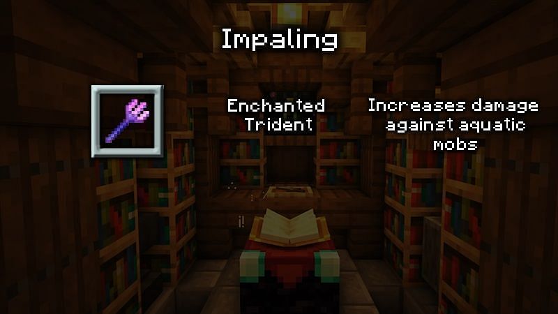 Impaling enchantment in Minecraft