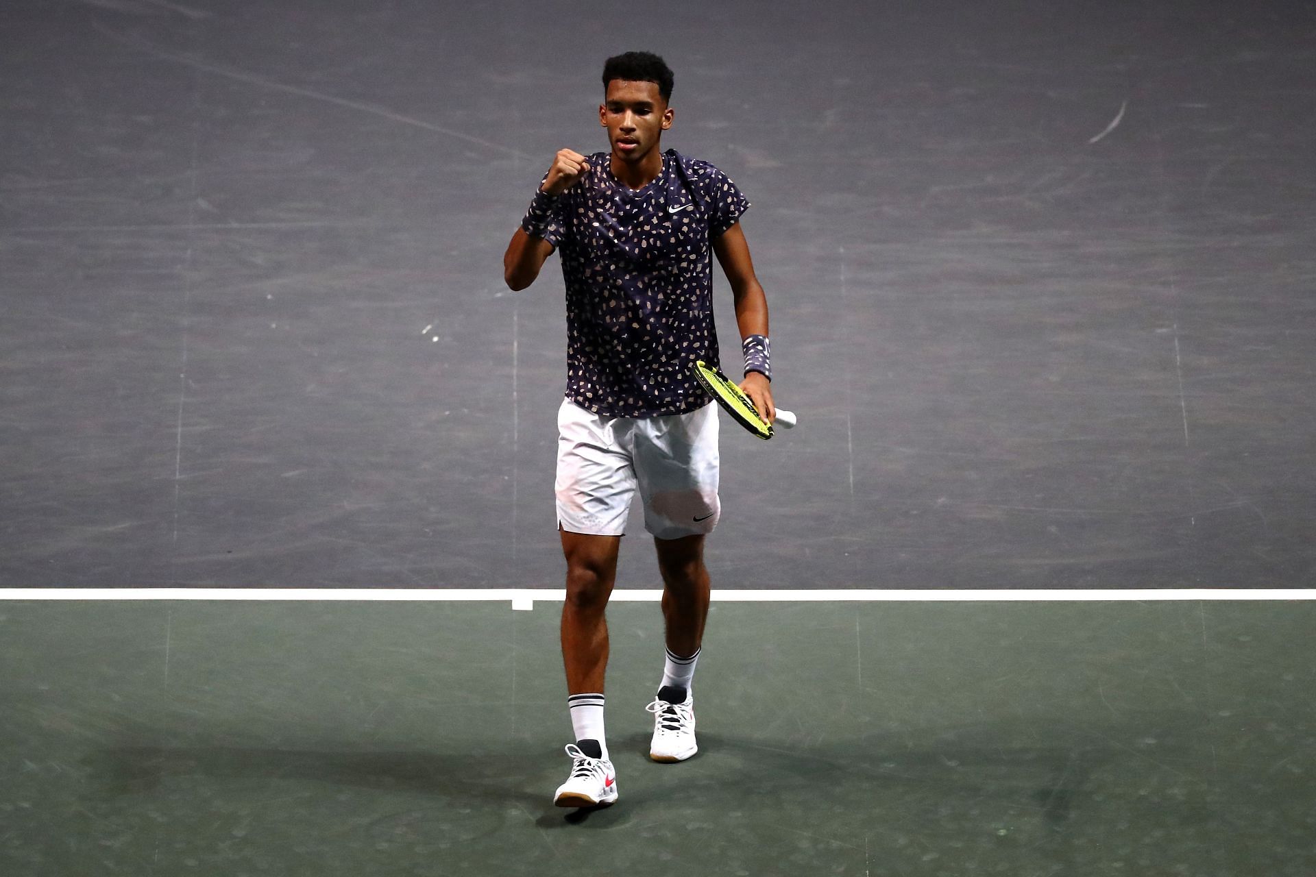 Felix Auger-Aliassime at the ABN AMRO World Tennis Tournament