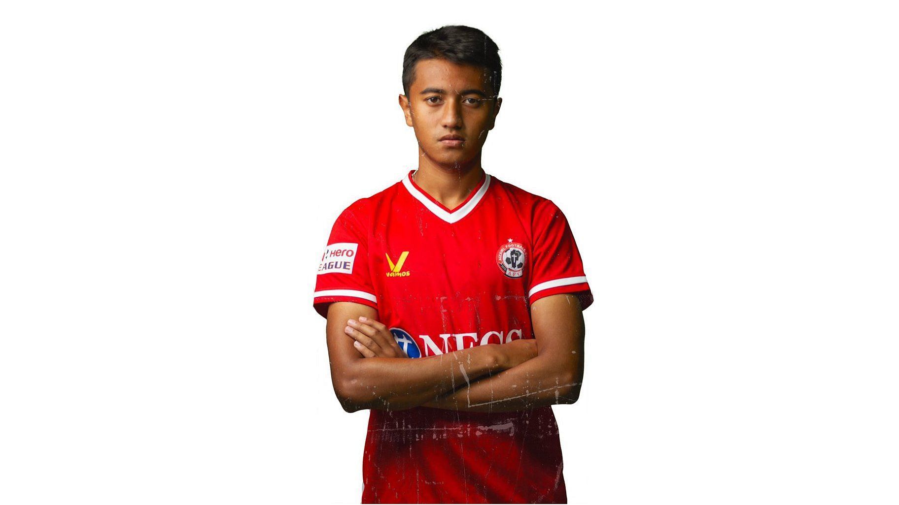 Ayush Dev Chhetri scored three goals in the 2021-22 I-League season. (Image Courtesy: Twitter/AizawlFC)