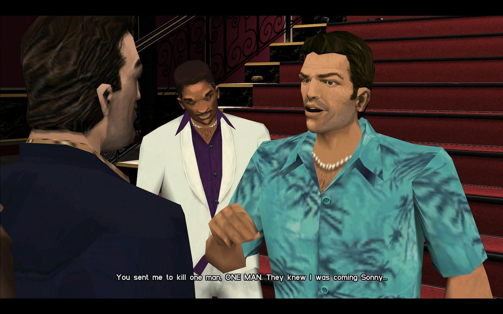 Vice City has a good story with a main antagonist who isn&#039;t there often (Image via Rockstar Games)